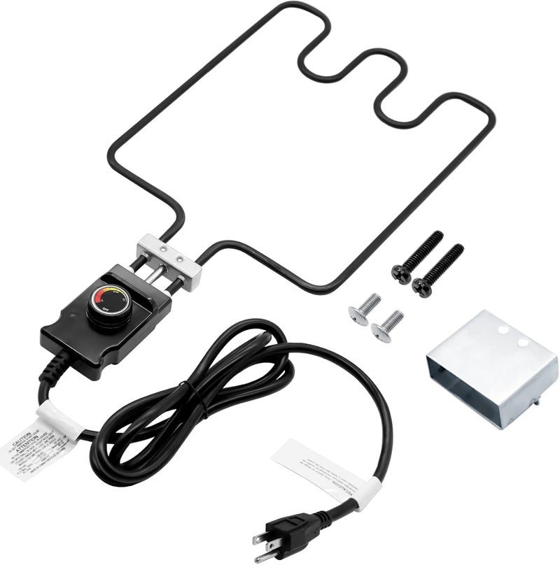 COMVIEE 1500 Watt Heating Element Compatible with Masterbuilt Electric Smoker and Grill, with Adjustable Thermostat Cord Controller, Replacement Parts for Masterbuilt Smokers & Turkey Fryers - Image 1
